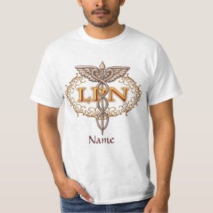 Kupfer Caduceus LPN Nurse T - Shirt