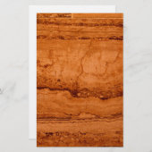 Kupfer Canyon Granit, bernsteinfarbenes Gold Sedon Briefpapier (Vorne/Hinten)