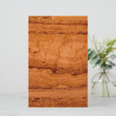 Kupfer Canyon Granit, bernsteinfarbenes Gold Sedon Briefpapier (Stehend Vorderseite)