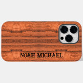 Kupfer Canyon Granit, bernsteinfarbenes Gold Sedon Case-Mate iPhone Hülle (Rückseite (Horizontal))