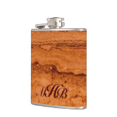 Kupfer Canyon Granit, bernsteinfarbenes Gold Sedon Flachmann (Links)