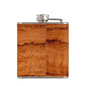 Kupfer Canyon Granit, bernsteinfarbenes Gold Sedon Flachmann (Rückseite)