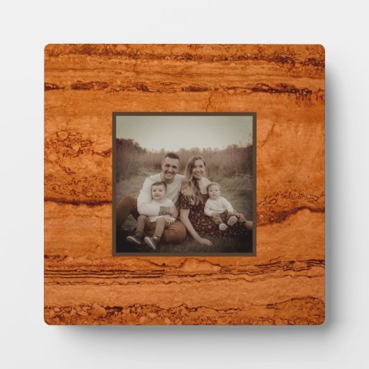 Kupfer Canyon Granit, bernsteinfarbenes Gold Sedon Fotoplatte (Vorderseite)