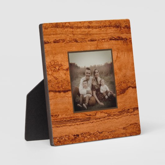 Kupfer Canyon Granit, bernsteinfarbenes Gold Sedon Fotoplatte (Vorderseite)