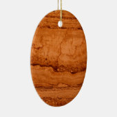 Kupfer Canyon Granit, bernsteinfarbenes Gold Sedon Keramik Ornament (Rechts)