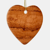 Kupfer Canyon Granit, bernsteinfarbenes Gold Sedon Keramik Ornament (Rechts)