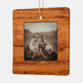 Kupfer Canyon Granit, bernsteinfarbenes Gold Sedon Keramikornament (Links)