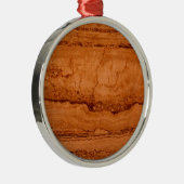 Kupfer Canyon Granit, bernsteinfarbenes Gold Sedon Silbernes Ornament (Rechts)