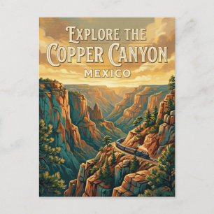 Kupfer Canyon Postkarte