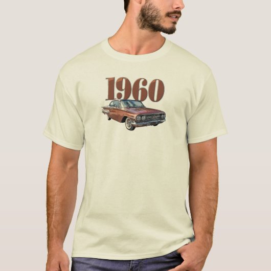 Kupfer Chevy Impala 1960 T-Shirt (Vorderseite)