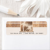 Kupfer & Creme Tropische Palmen Bäume Moderne Hoch (Insitu)