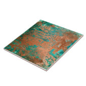Kupfer-Distressed-Patina Fliese (Seite)