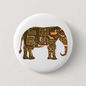 Kupfer-Elefantenschalttafel Button (Vorderseite)