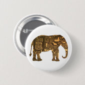Kupfer-Elefantenschalttafel Button (Vorne & Hinten)