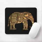 Kupfer-Elefantenschalttafel Mousepad (Mit Mouse)