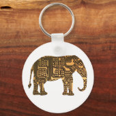 Kupfer-Elefantenschalttafel Schlüsselanhänger (Vorderseite)