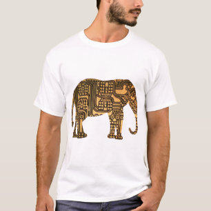 Kupfer-Elefantenschalttafel T-Shirt