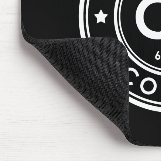 Kupfer-Element-Schwarze Maus-Pad Mousepad (Ecke)