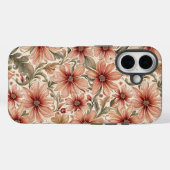 Kupfer Fall Mums Floral Case-Mate iPhone Hülle (Rückseite (Horizontal))
