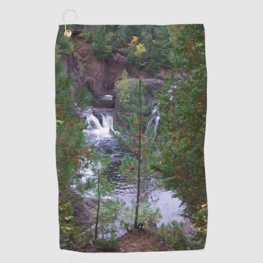 Kupfer Falls Golf Handtuch (Vorderseite)