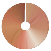 Kupfer farbige Metallistik Polyester Weihnachtsbaumdecke (Vorderseite)