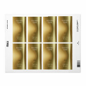 Kupfer Flasche Neck ~ Bieretikett (Vorne)