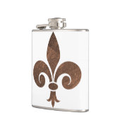 Kupfer Fleur De Lis Bar Geschenk Flachmann (Links)
