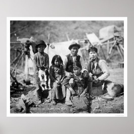 Kupfer-Fluss Alaska 1904 Poster (Vorne)