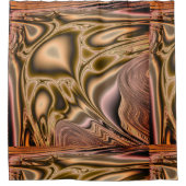 Kupfer-Gatter Duschvorhang (Vorderseite)