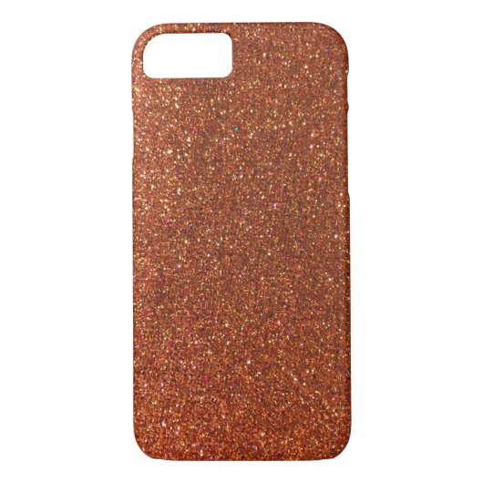 Kupfer Glitzer Ombre Glitzern Modern Girly Glam Case-Mate iPhone Hülle (Rückseite)