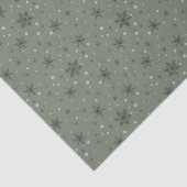 Kupfer-Glocken Schneeflocken Seidenpapier (Ausschnitt)