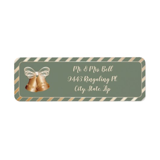 Kupfer-Glocken und Diagonalstreifen (Vorne)