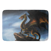 Kupfer Gold Black Dragon Badematte (Vorderseite)