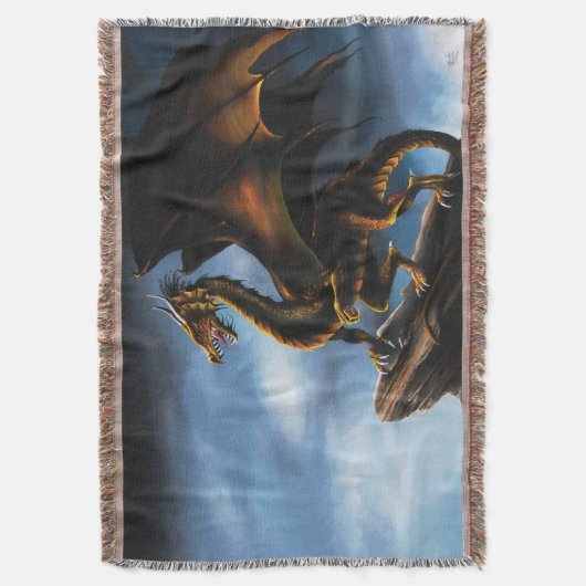 Kupfer Gold Black Dragon Decke (Vorderseite Vertikal)