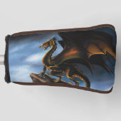 Kupfer Gold Black Dragon Golf Headcover (Vorderseite)