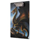 Kupfer Gold Black Dragon Klemmbrett (Links)
