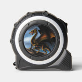 Kupfer Gold Black Dragon Maßband (Vorderseite)