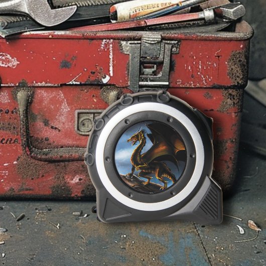 Kupfer Gold Black Dragon Maßband