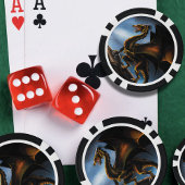 Kupfer Gold Black Dragon Pokerchips