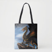 Kupfer Gold Black Dragon Tasche (Vorderseite)