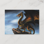 Kupfer Gold Black Dragon Visitenkarte (Vorderseite)