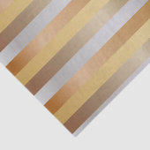 Kupfer-, Gold-, Silber-und Bronze-Streifen Seidenpapier (Ausschnitt)