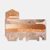 Kupfer Gold Strikes Glamour Textur Geschenkschachtel (Ungefaltet)