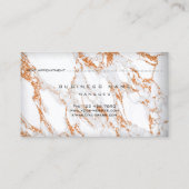 Kupfer Gold Weiß Grau Carrara Marmor Termin (Rückseite)