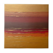 Kupfer, Goldocker, Marsala, Orange, Bronze Fliese (Vorderseite)