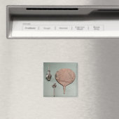 Kupfer-Haarnopf, Kollyriumstab mit Topf und Spiege Magnet (In Situ (Geschirrspüler))