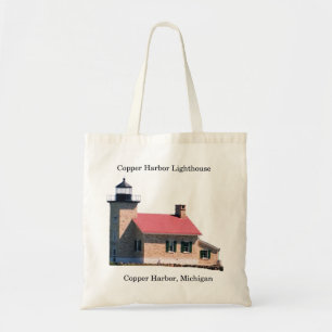 Kupfer Hafen Leuchtturm Ausschnitt Tasche