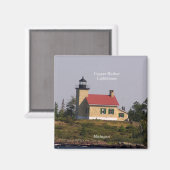 Kupfer-Hafen-Leuchtturmmagnet Magnet (Vorderseite/Rückseite)