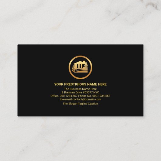 Kupfer Handyman Tools Dachdecker Visitenkarte (Rückseite)