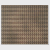 Kupfer Harlequin Pattern Geschenkpapier (Flach)